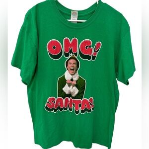 Wil Farrell ELF Movie Graphic T-Shirt 🎅 Size Large (can fit XL)